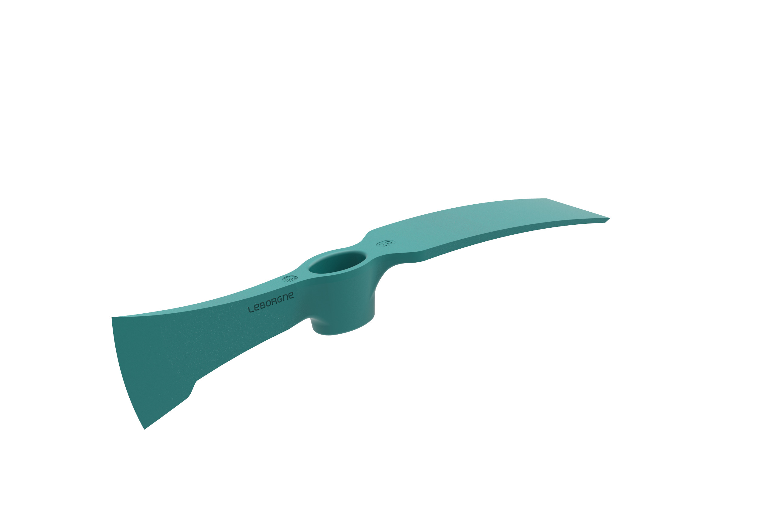 Pioche hache Duopro douille ovale 2 kg sans manche