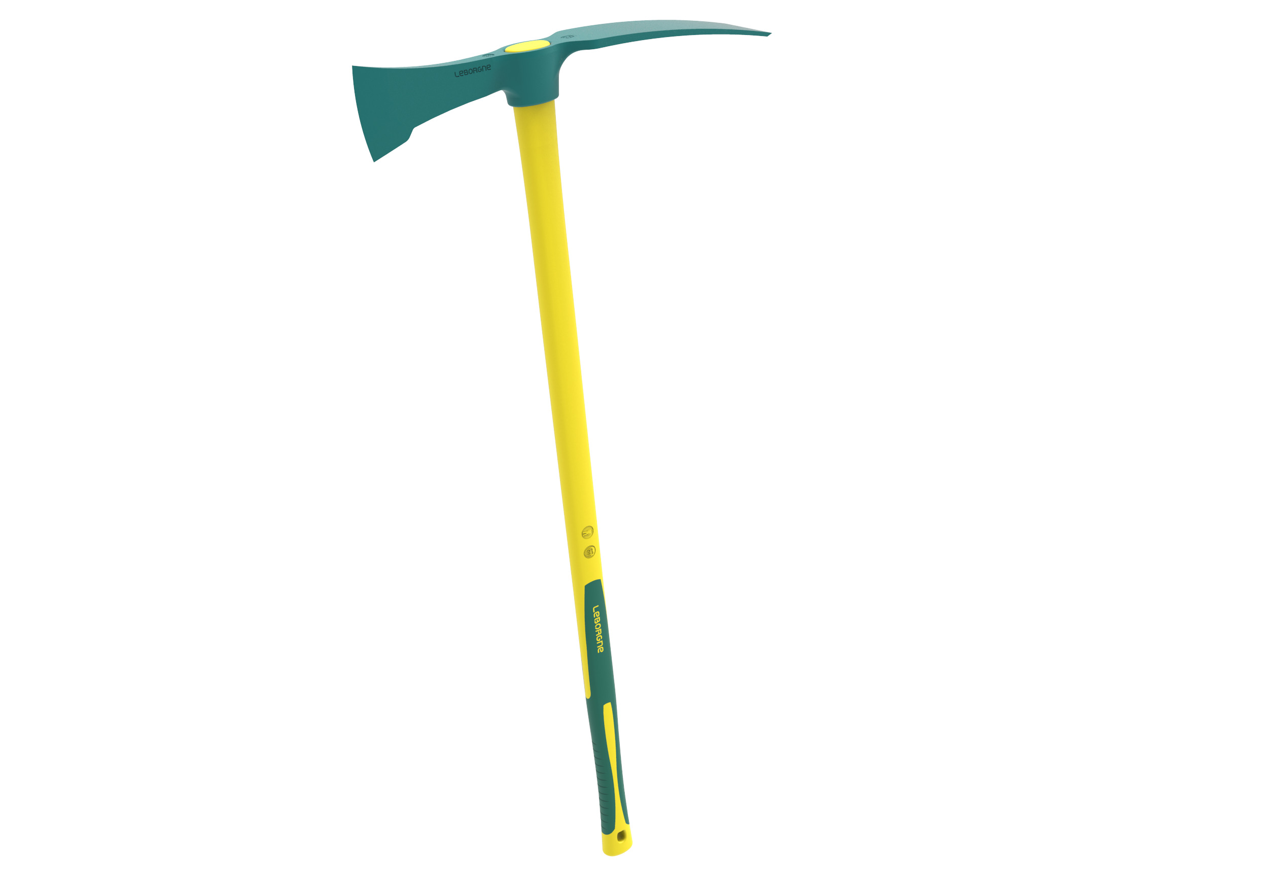 Pioche hache Duopro douille ovale 2 kg manche novagrip 100 cm