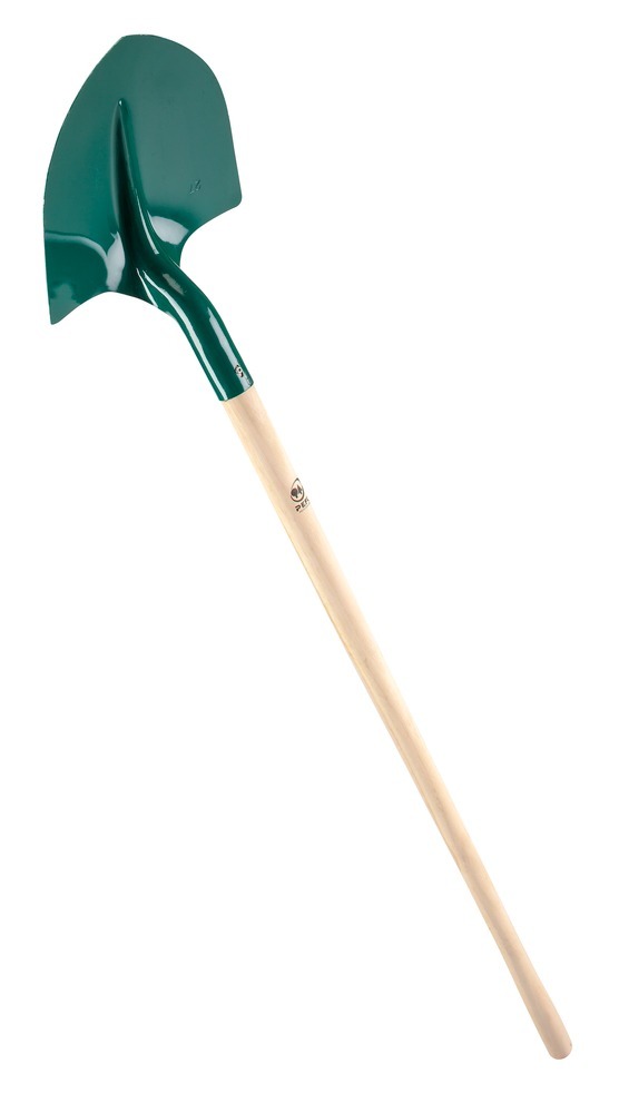 Pelles rondes tôle manche bois certifié PEFC 100% 110 cm