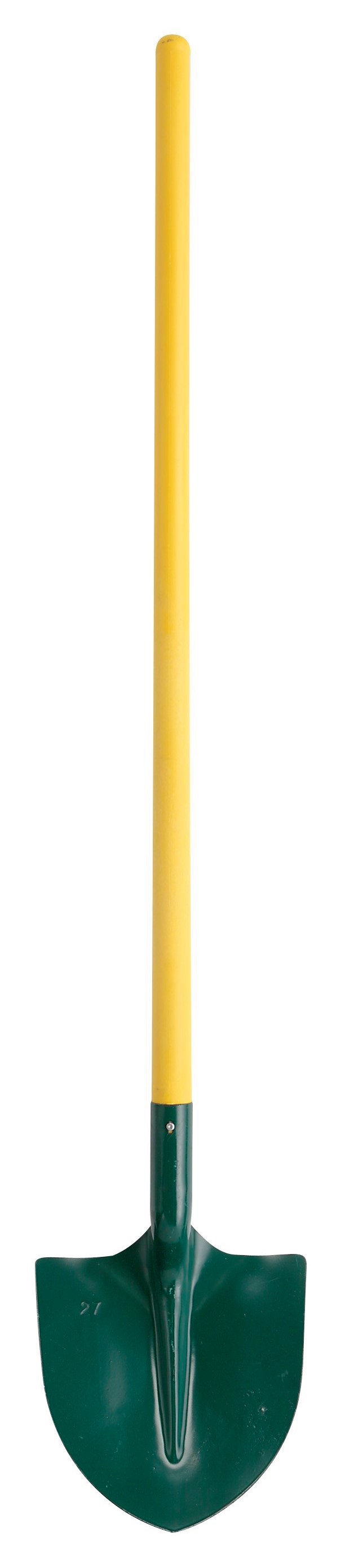 Pelles rondes tôle manche compositube 117 cm