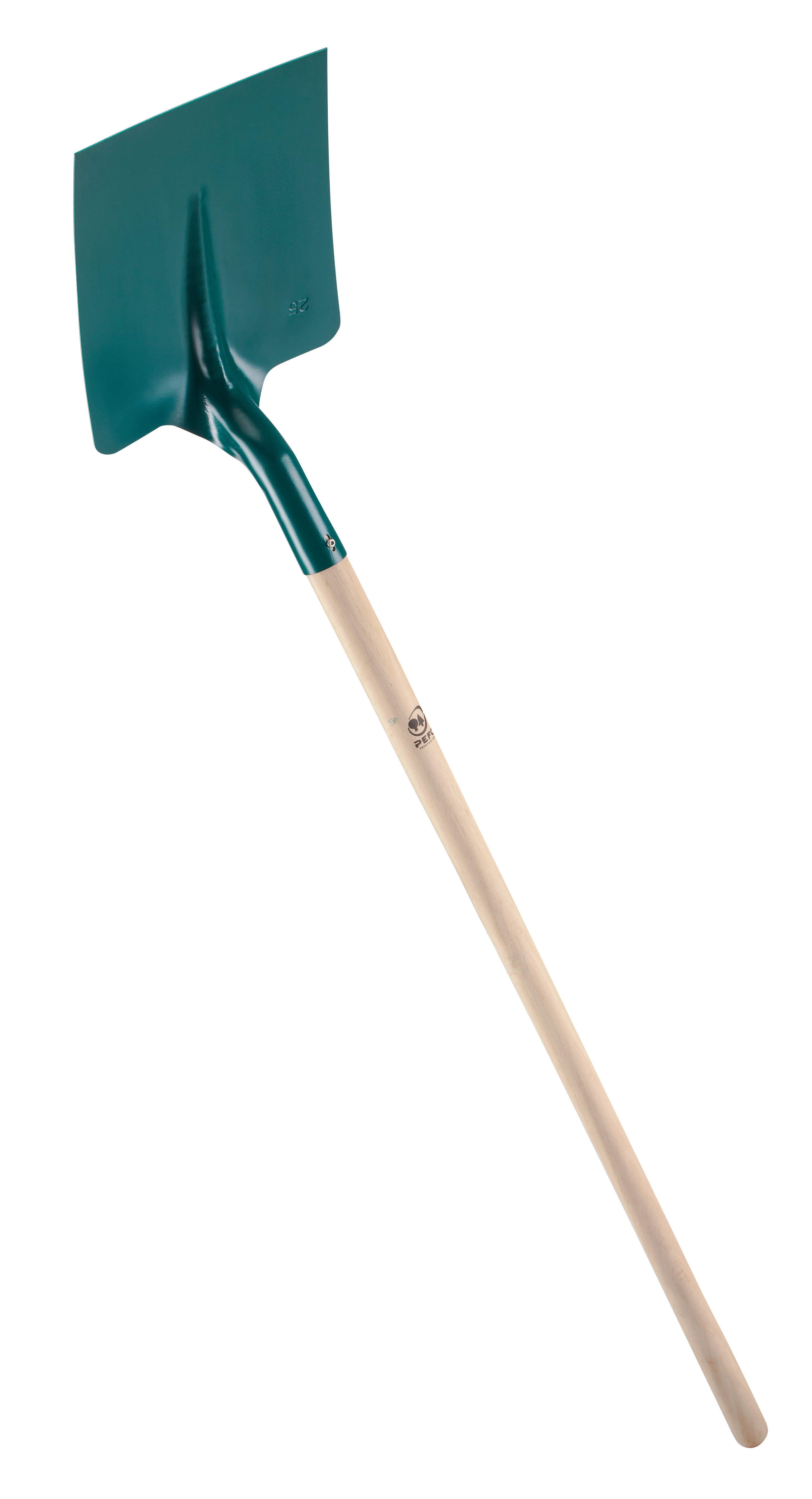 Pelle carrée tôle 25 cm manche bois TP certifié PEFC 100% 110 cm