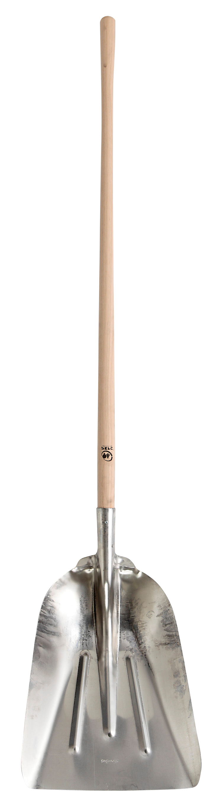 Pelle aluminium grand modèle manche bois certifié PEFC 100% 130 cm