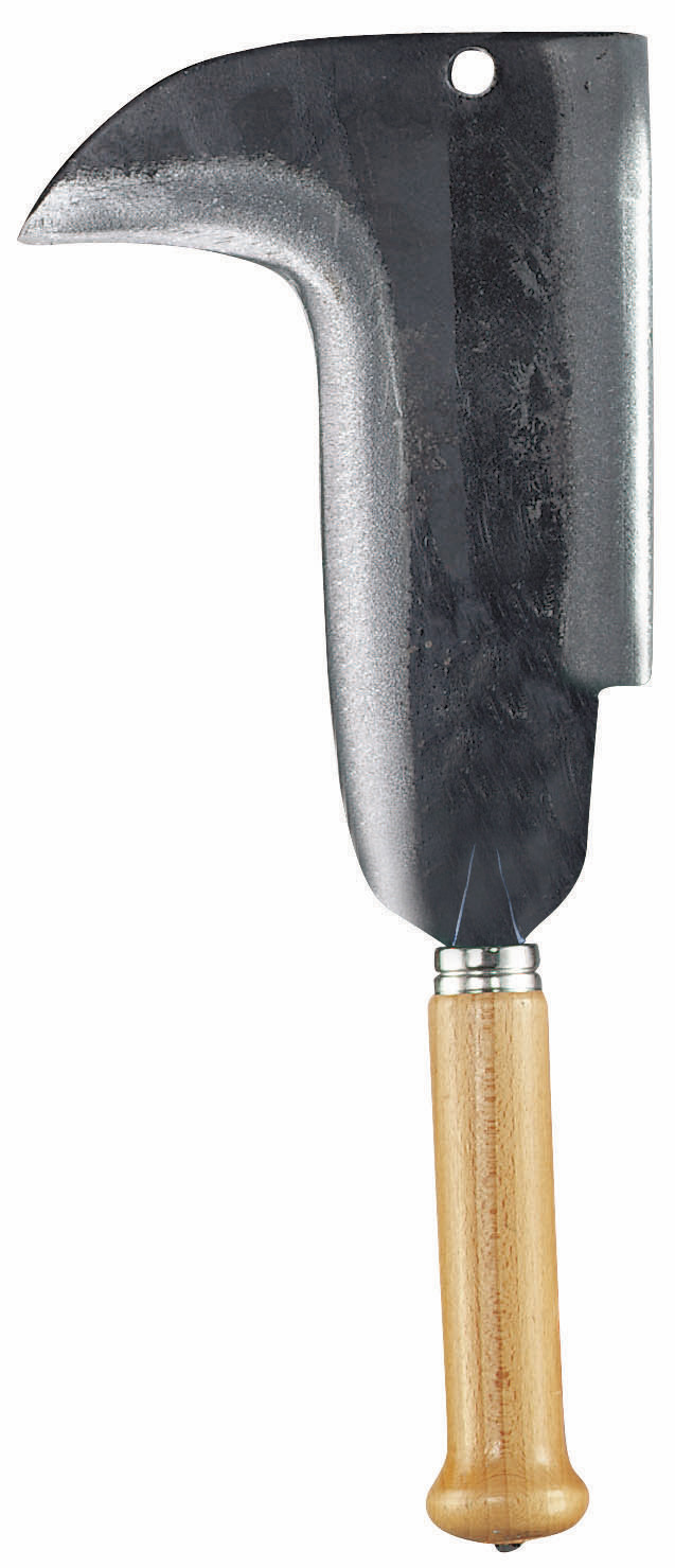 Serpe 2 taillants 22 cm manche bois