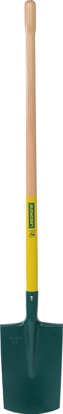 Bêche à rebord 28 cm manche pomme bois certifié PEFC 100% 100 cm
