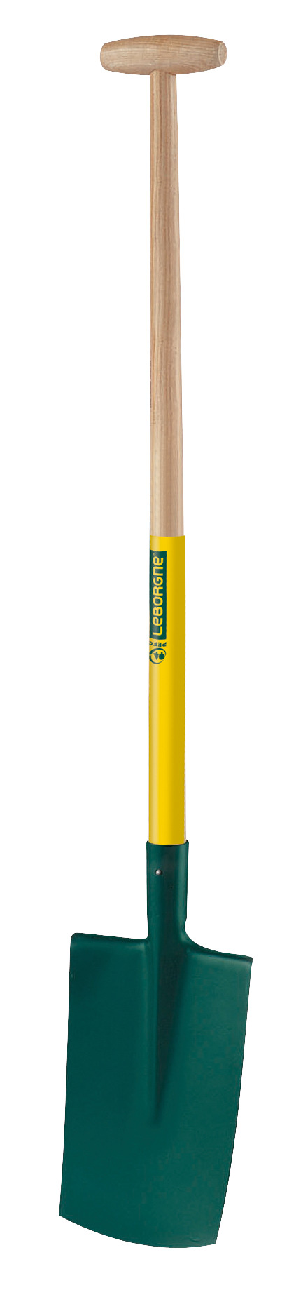Bêche à rebord 28 cm manche béquille bois certifié PEFC 100% 90 cm