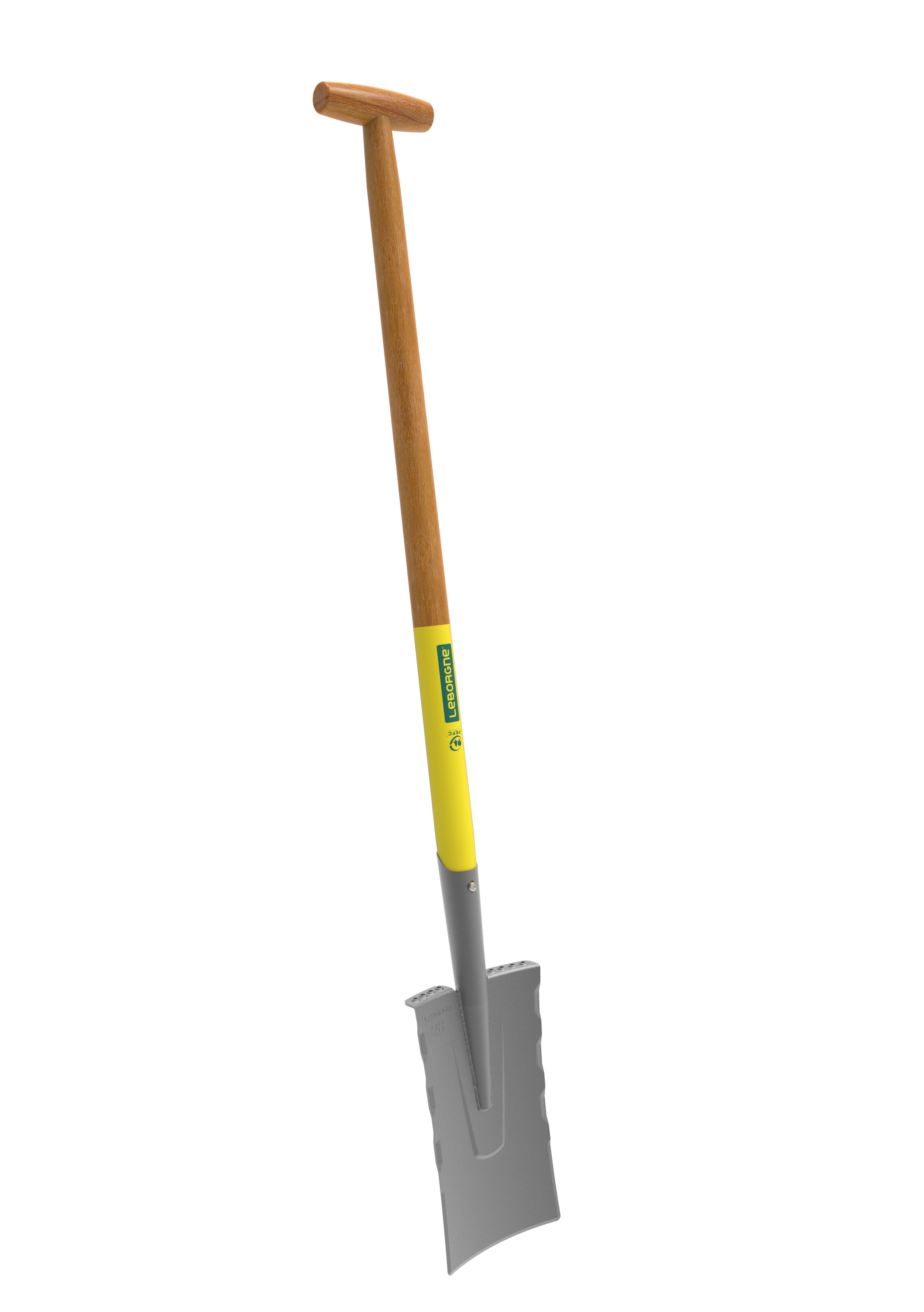 Louchet Nord Duopro 28 cm manche béquille bois certifié PEFC 100% 90 cm