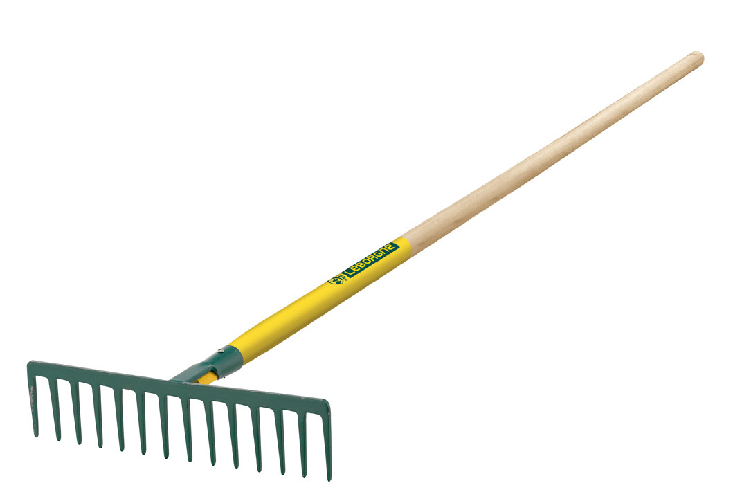 Râteau 16 dents droites manche bois certifié PEFC 100% 150 cm