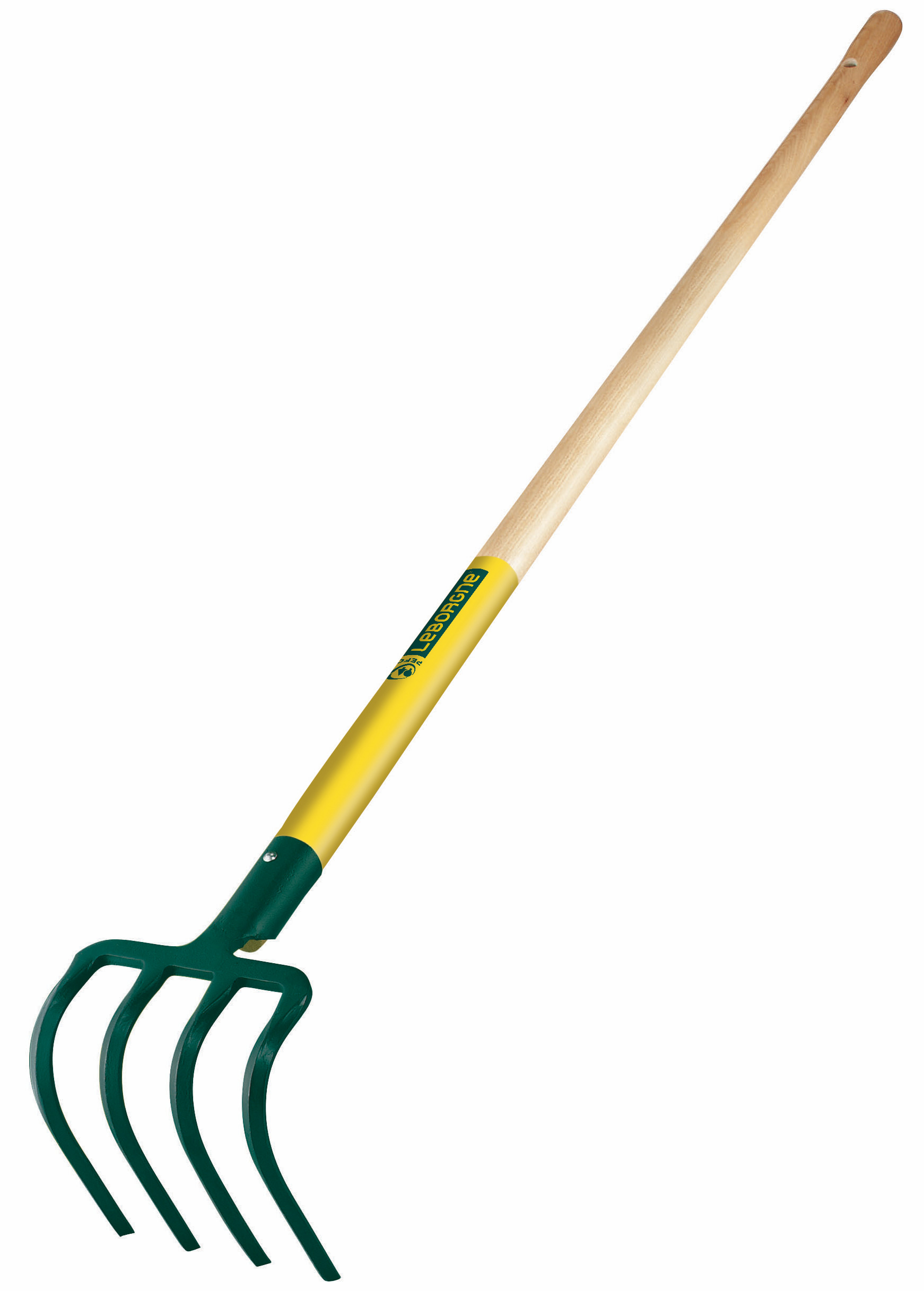 Croc de jardin douille 4 dents manche bois certifié PEFC 100% 130 cm