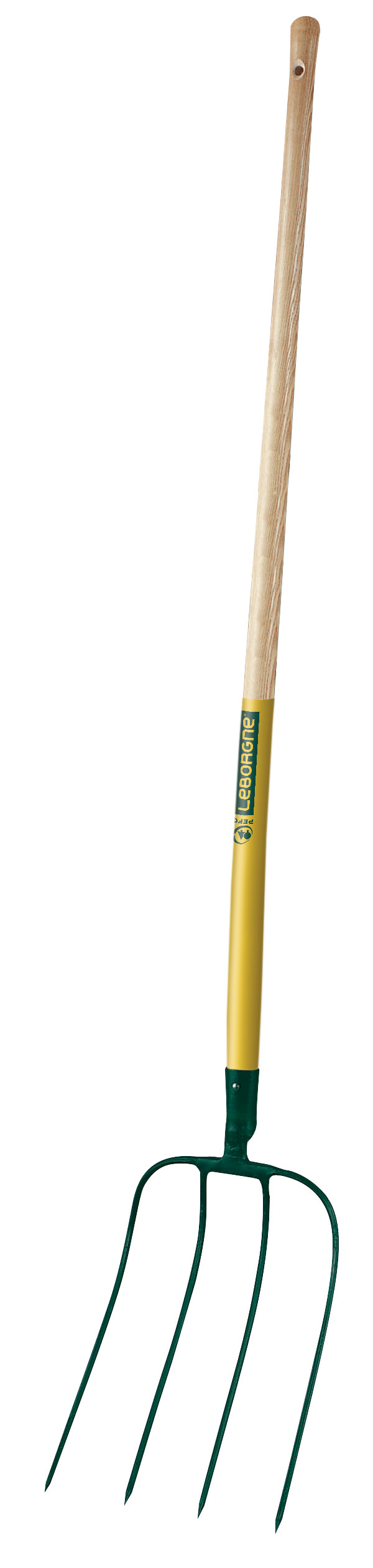 Fourche à charger 4 dents manche bois certifié PEFC 100% 130 cm