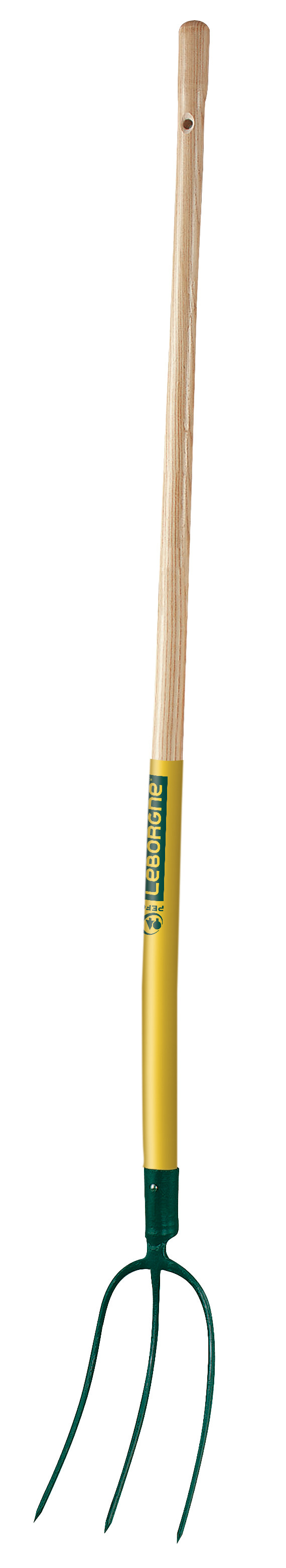 Fourches à foin douille 3 dents manche bois certifié PEFC 100% 130 cm