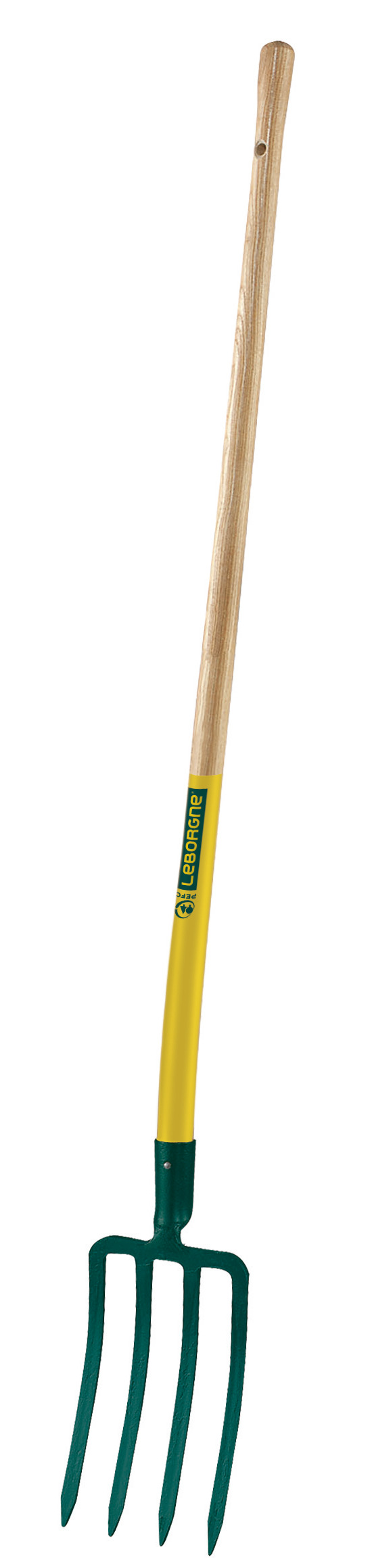 Fourche à bêcher Compact dame douille 25 cm manche bois certifié PEFC 100% 100 cm