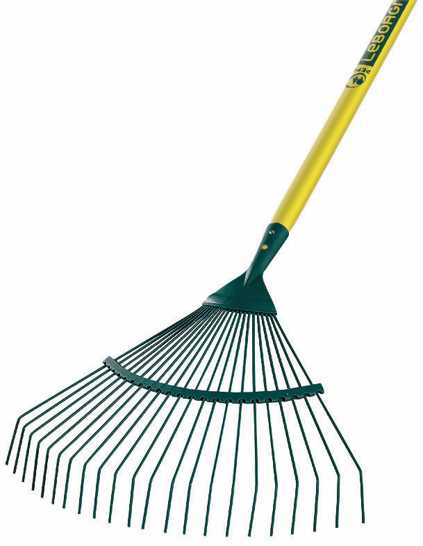 Balai à gazon fil rond 20 dents manche bois certifié PEFC 100% 150 cm