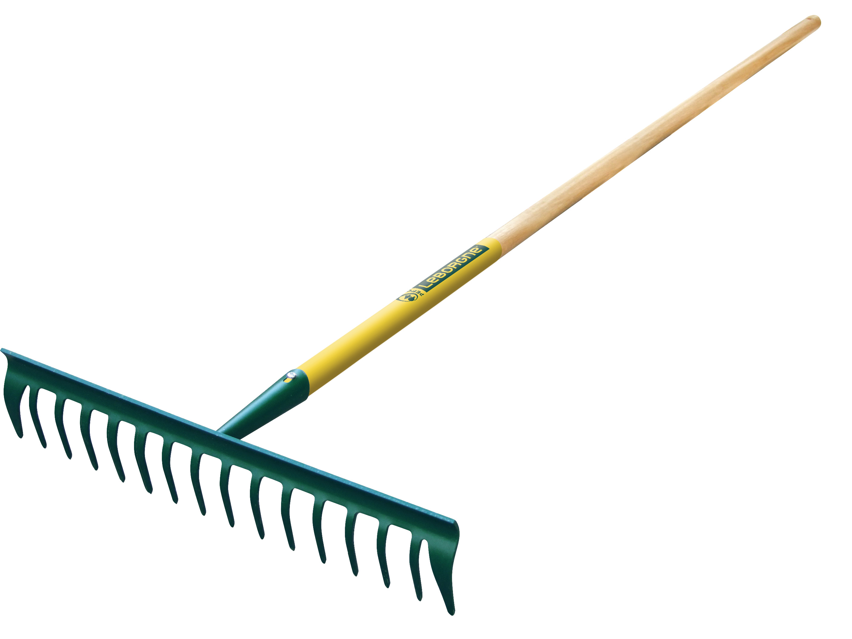 Râteau Duopro 16 dents courbes manche bois certifié PEFC 100% 150 cm