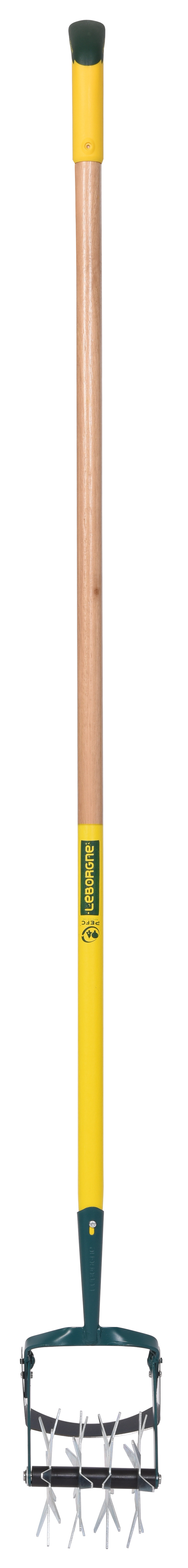 Grattoir oscillant/émietteur NaturOvert manche bois certifié PEFC 100% 150 cm + poignée ergonomique