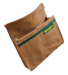 Double poche croute de cuir