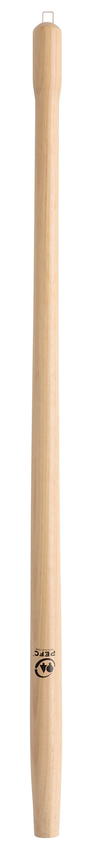 Manche de rechange pomme, en bois certifié PEFC 100% pour fourche à bêcher douille, cintré - 100 cm