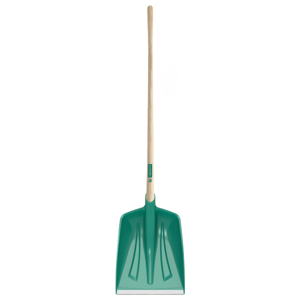 Pelle Smax bord aluminium manche bois certifié PEFC 100% 130 cm